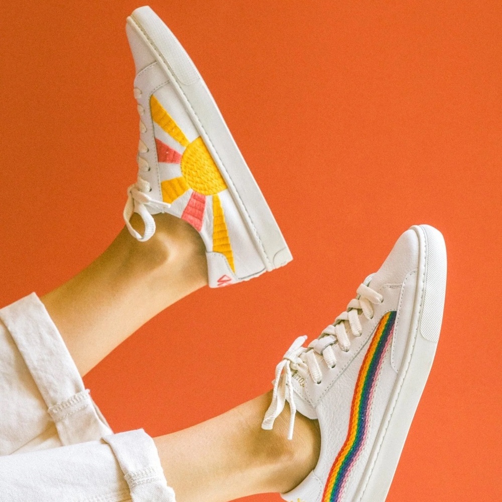 Soludos Rainbow Wave Sneaker